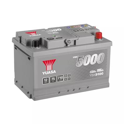 Batterie Yuasa YBX5100 12V 75Ah 710A-LB3. Garantie 2 ans