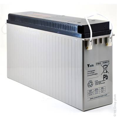 Batterie étanche Yuvolt YFT200-12 12V 216Ah/C20 Bornes frontales. Garantie 1an