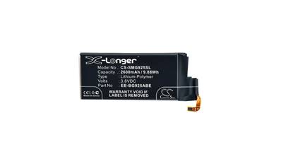 Batterie type Samsung Galaxy S6/ EB-BG920ABA 3.8V 2600mAh. Garantie 1 an