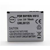 Batterie type Sony Ericsson BST39/ BST-39 3.7V 900mAh. Garantie 6 mois