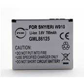 Batterie type Sony Ericsson BST39/ BST-39 3.7V 900mAh. Garantie 6 mois