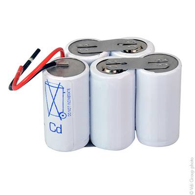 Batterie éclairage de secours Saft 804578 6V 1.6Ah NI-CD. Garantie 6 mois
