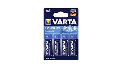 Piles Varta LR06/AA 1.5V Alcalines blister de 4 piles