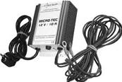 Chargeur/Alimentation de batteries Microtec 12V 10A 2 sorties. Garantie 1 an