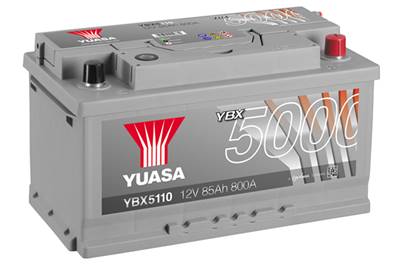 Batterie Yuasa YBX5110 12V 85Ah 800A-LB4. Garantie 2 ans