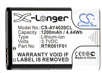 Batterie Alcatel RTR001F01 / FREESTYL2BA 3.7V 1200mAh. Garantie 1 an
