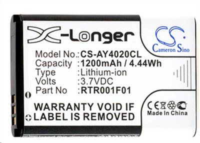 Batterie type Alcatel RTR001F01 / FREESTYL2BA 3.7V 1200mAh. Garantie 1 an