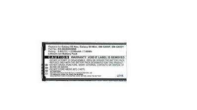 Batterie type Samsung Galaxy S5 Mini/ EB-BG800B 3.85V 1900mAh. Garantie 1 an