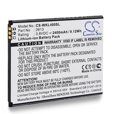 Batterie type Wiko Harry 4 /Lenny 4 /2610 /3913 3.7V 2400mAh. Garantie 6 mois