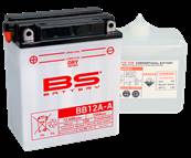 Batterie moto BS Battery YB12A-A 12V 12.6Ah 155A +G. Garantie 6 mois
