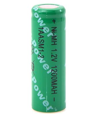 Accu Yuasa 4/5AA 1AASM1-2 1.2V 1200mAh NI-MH 42.6mm x 14.1mm