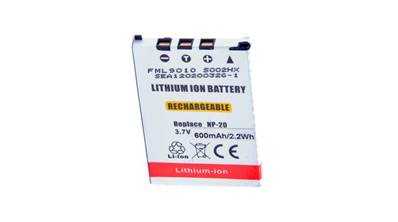 Batterie type Casio NP20 3.7V 600mAh. Garantie 1 an