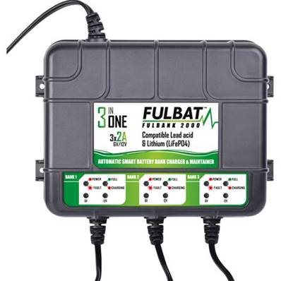 Chargeur/maintien de charge Fulbat FULBANK 6v/12V 2X2