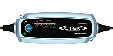 Chargeur de batteries lithium CTEK LITHIUM XS 12V 5A. Garantie 5 ans