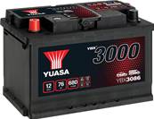 Batterie Yuasa YBX3086 12V 76Ah 680A- L3G. Garantie 2 ans