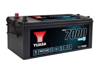 Batterie Yuasa YBX7629 EFB 12V 185Ah 1230A +G. Garantie 2 ans