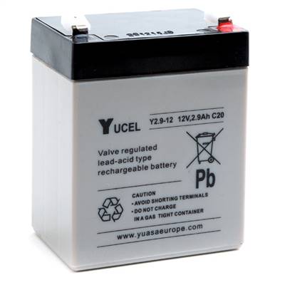 Batterie étanche Yuvolt Y2.9-12 12V 2.9Ah. Garantie 6 mois