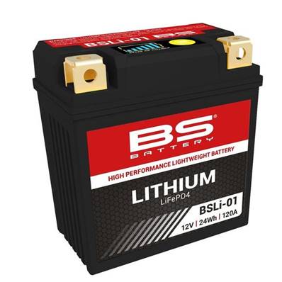 Batterie moto BS Battery BSLI-01 12V 140A CCA +D. Garantie 6 mois
