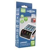 Chargeur Ansmann pour 2 à 4 accus AA/AAA + 4 accus AA inclus. Garantie 3 ans