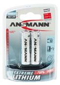 Pile lithium Ansmann LR06/AA 1.5V blister de 2