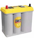 Batterie Optima jaune YTS 2.7J 12V 38Ah 460A semi-traction. Garantie 2 ans