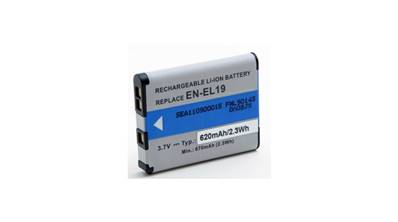 Batterie type Nikon EN-EL19 3.7V 620mAh. Garantie 1 an