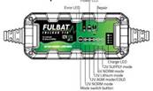 Chargeur/maintien de charge Fulbat 6v/12V 2-10A liquide/Gel/AGM/LITHUIM