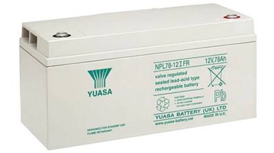 Batterie Yuasa étanche VO NPL78-12IFR 12V 78Ah. Garantie 1 an