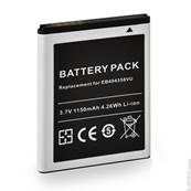 Batterie type Samsung S Mini / EB494358VU 3.7V 1150mAh. Garantie 1 an