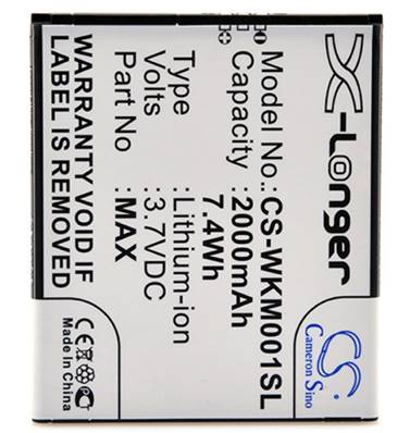 Batterie type Wiko MAX / L5503AE / Explay 3.7V 2000mAh. Garantie 1 an