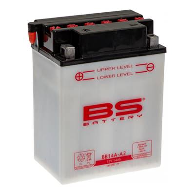 Batterie moto BS Batterie YB14A-A2 12V 14.7Ah 175A +G. Garantie 6 mois