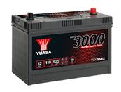 Batterie Yuasa YBX3642 12V 110Ah 925A bornes centrales. Garantie 2 ans