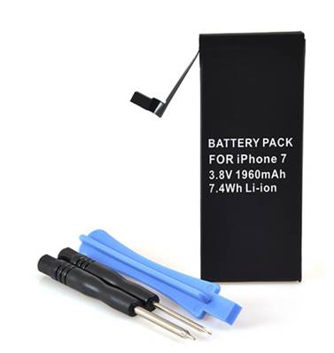 Batterie type Iphone 7 avec outils de démontage 3.8V 1960mAh. Garantie 1 an