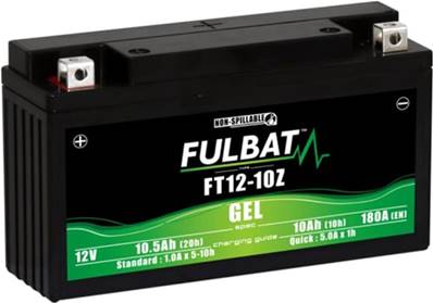 Batterie Fulbat GEL BT12-10Z/6FM-10 /FT12-10Z 12V 10.5AH 180A +G.Garantie 6mois