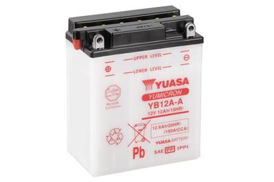 Batterie moto Yuasa YB12A-A 12V 12.6Ah 150A +G. Garantie 1 an