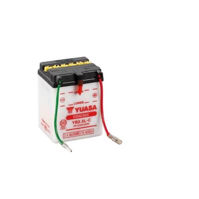 Batterie moto Yuasa YB2.5L-C 12V 2.5Ah 15A +D. Garantie 1 an