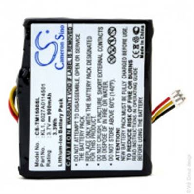 Batterie GPS Tom-Tom KL1 3.7v 900mAh Li-ion. Garantie 6 mois