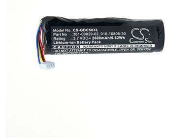 Batterie collier dressage Garmin Alpha 100/DC50 3.6V 2.6Ah Li-ion. Garantie 1 an