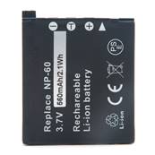 Batterie type Casio NP60 EX-Z80/Z9 3.7V 560mAh. Garantie 1 an