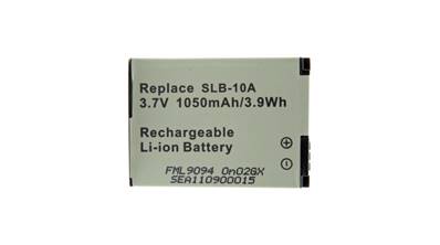 Batterie type Samsung SLB-10A/L100/ L110/L200/L310 3.7V 1050mAh. Garantie 1 an