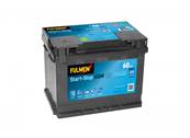 Batterie Fulmen FK600 AGM 12V 60Ah 680A-L2. Garantie 2 ans