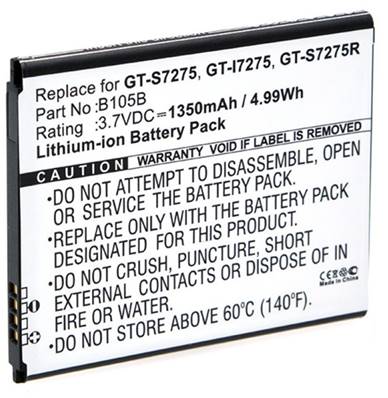 Batterie Samsung B105BE/ ACE 3 lite 3.8V 1800mAh. Garantie 1 an