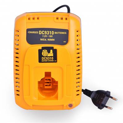 Chargeur pour Black&Decker/Dewalt batteries non coulissantes 7.2V-18V NIMH/LIION