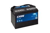 Batterie Exide EB758/EB708 12V 70Ah 740A. Garantie 2 ans