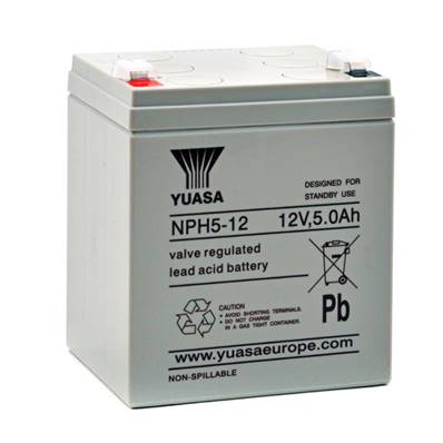 Batterie Yuasa étanche NPH5-12 12V 5Ah. Garantie 1 an