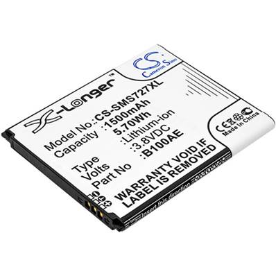 Batterie type Samsung B100AE/ EB-B100AE/GH43-03948B 3.8V 1500mAh. Garantie 1an