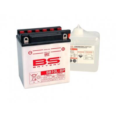 Batterie moto BS Battery YB10L-BP 12V 11.6Ah 160A +D. Garantie 6 mois