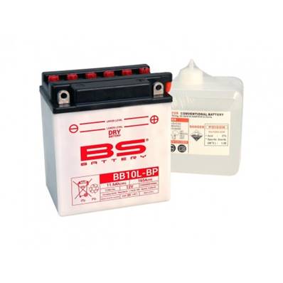 Batterie moto BS Battery YB10L-BP 12V 11.6Ah 160A +D. Garantie 6 mois