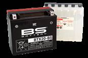 Batterie moto BS Battery YTX20-BS 12V 18.9Ah 270A +G. Garantie 6 mois