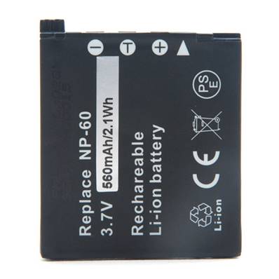Batterie type Casio NP60 EX-Z80/Z9 3.7V 560mAh. Garantie 1 an